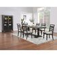 Boulder & Pine French Country Upholstered Side Chair in Black and Dark Gray, , large