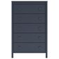 Ashley Simmenfort 5-Drawer Chest in Matte Navy Blue, , large