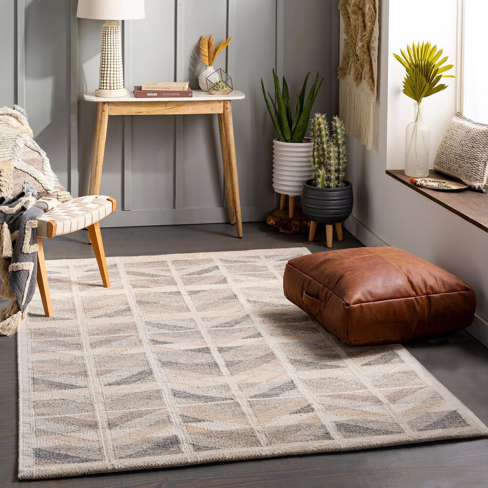 Surya Scandi 10&#39; x 14&#39; Black, Tan, Gray, Beige and Cream Area Rug, , large