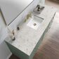 James Martin Vanities Chicago 60" Single Bathroom Vanity in Smokey Celadon with 3 cm Eternal Jasmine Pearl Quartz Top, Rectangular Sink and FreePower Wireless Charger, , large