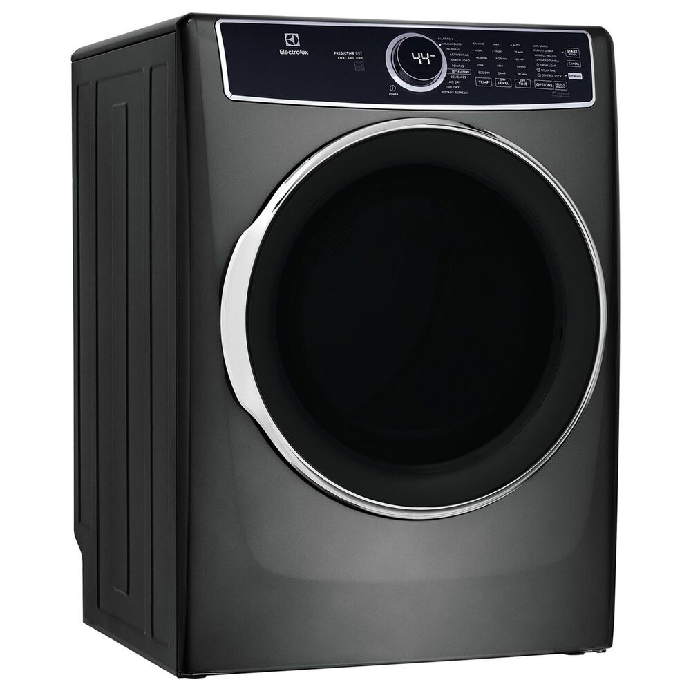 Electrolux 8 Cu. Ft. Front Load Gas Dryer with Steam in Titanium, , large