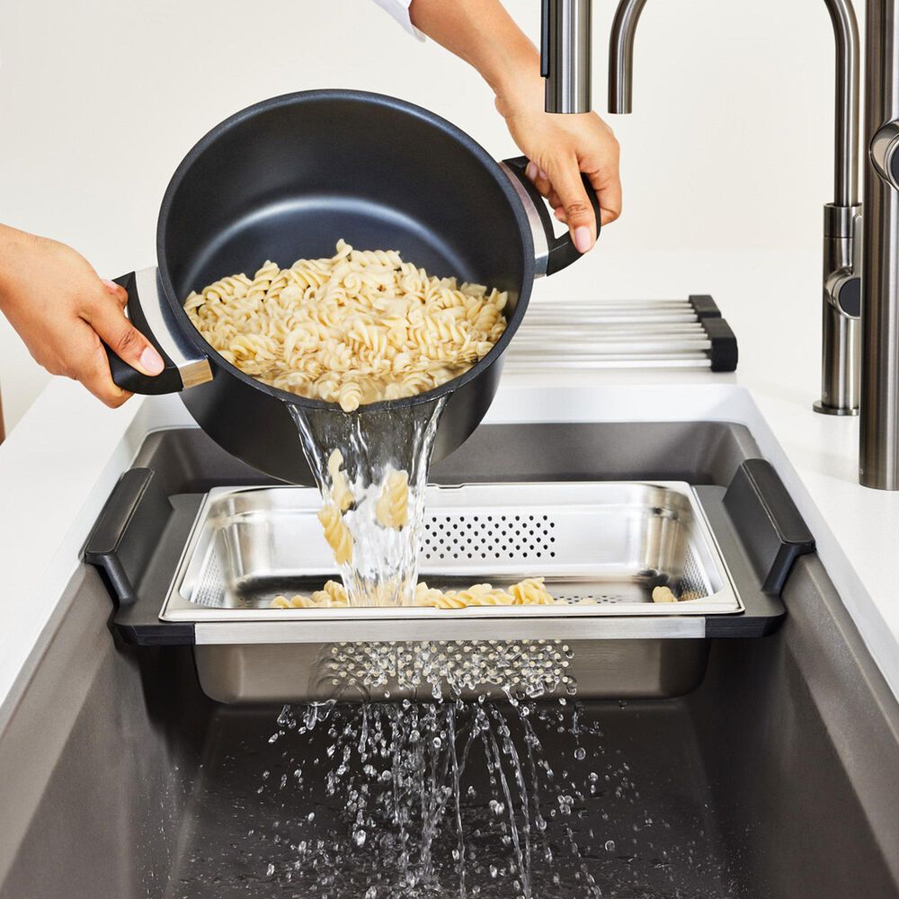 Blanco Inteos 45&quot; Undermount Single Bowl Kitchen Sink in Volcano Gray, , large