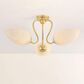 Mitzi Lighting Reva 3-Light Semi-Flush in Aged Brass, , large
