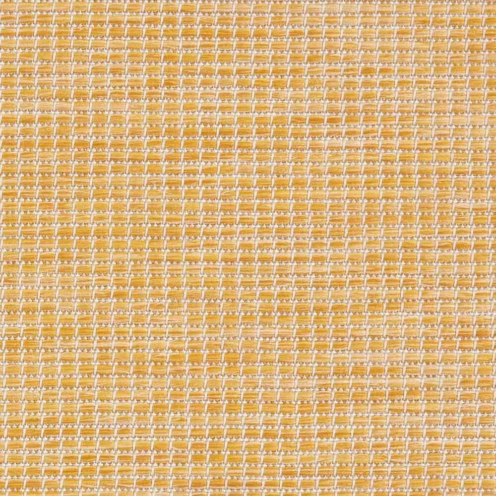 Nourison Positano 6&#39; Round Yellow Indoor/Outdoor Area Rug, , large