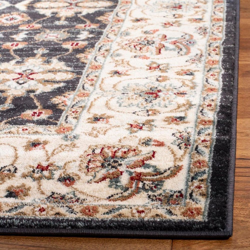 Safavieh Lyndhurst 2&#39;3&quot; x 8&#39; Navy and Creme Runner, , large