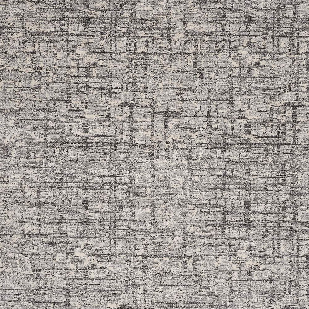 Nourison Rush 8&#39; Round Ivory and Grey Area Rug, , large