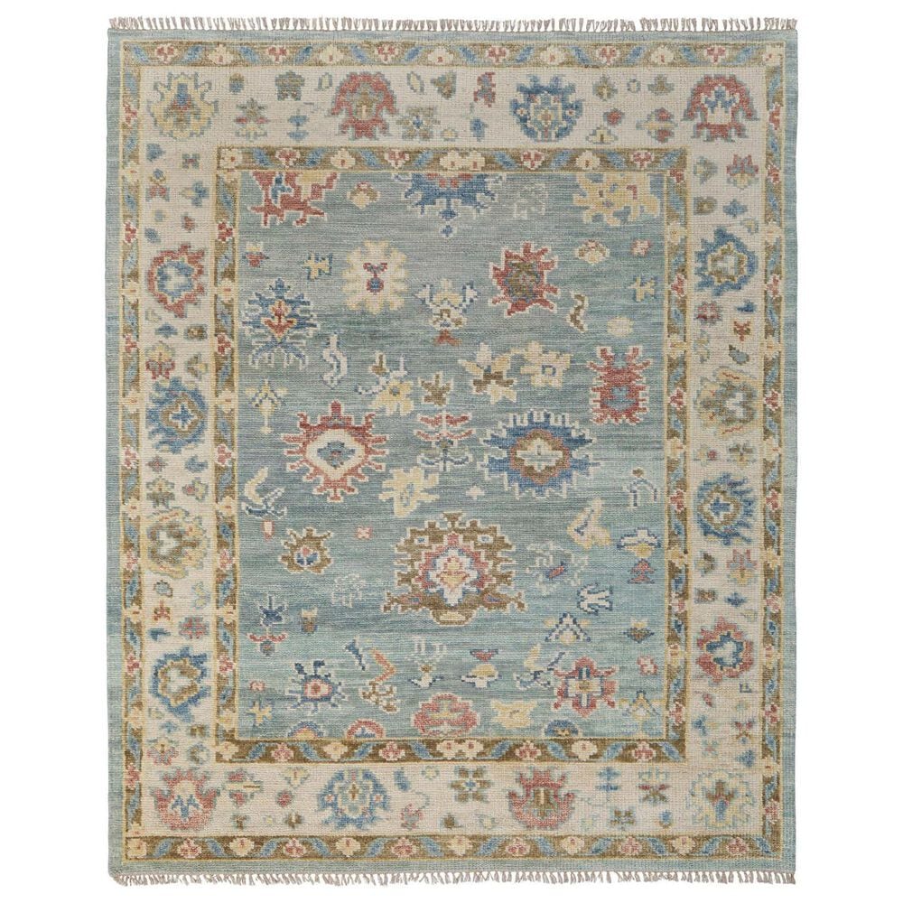 Feizy Fillmore 3" x 5" Blue and Ivory Area Rug, , large
