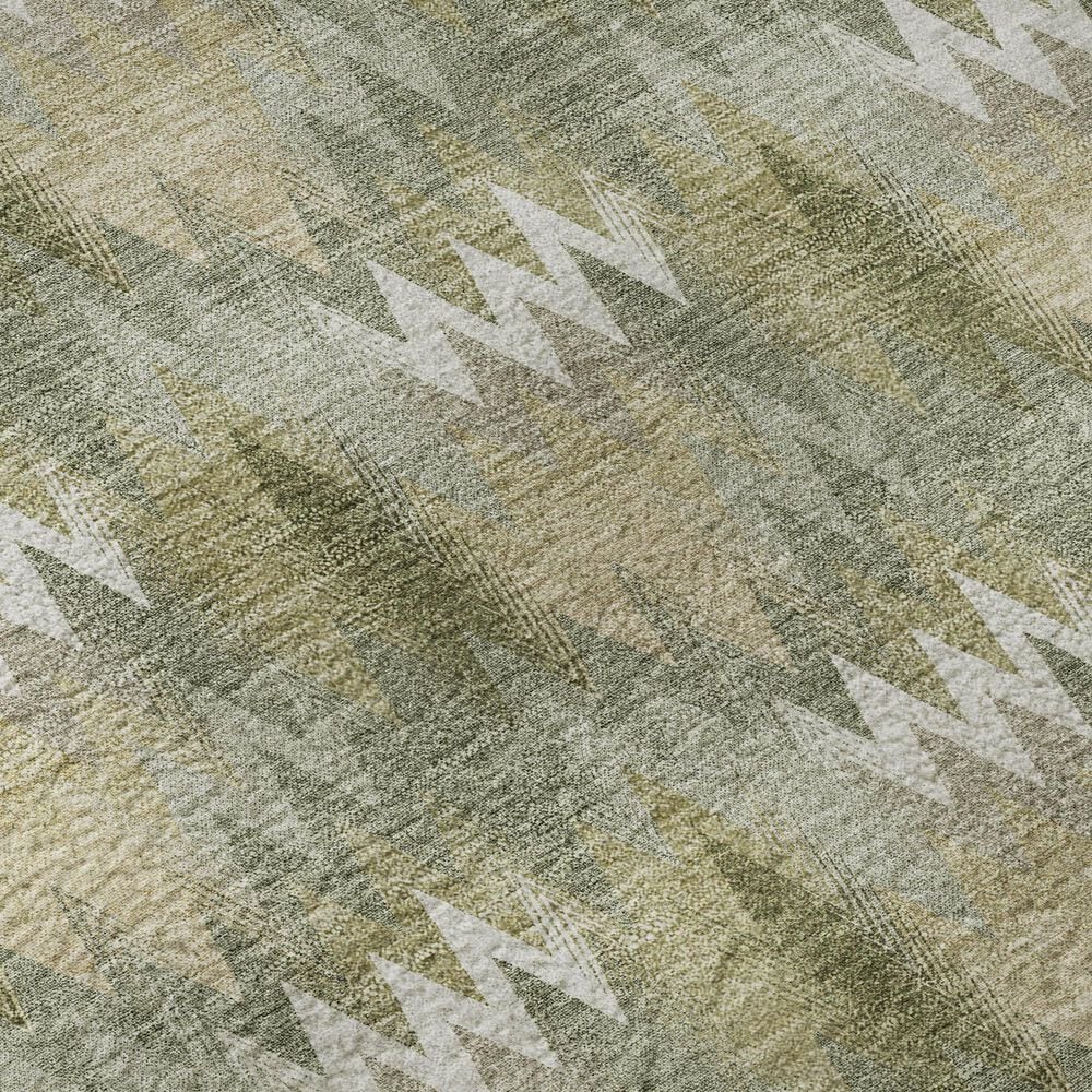 Dalyn Rug Company Soft Essentials Chevron Olive 10' x 14' Area Rug, , large