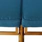 Hearth and Haven Perla Outdoor Double Chaise Lounge with Cushion in Teak, , large