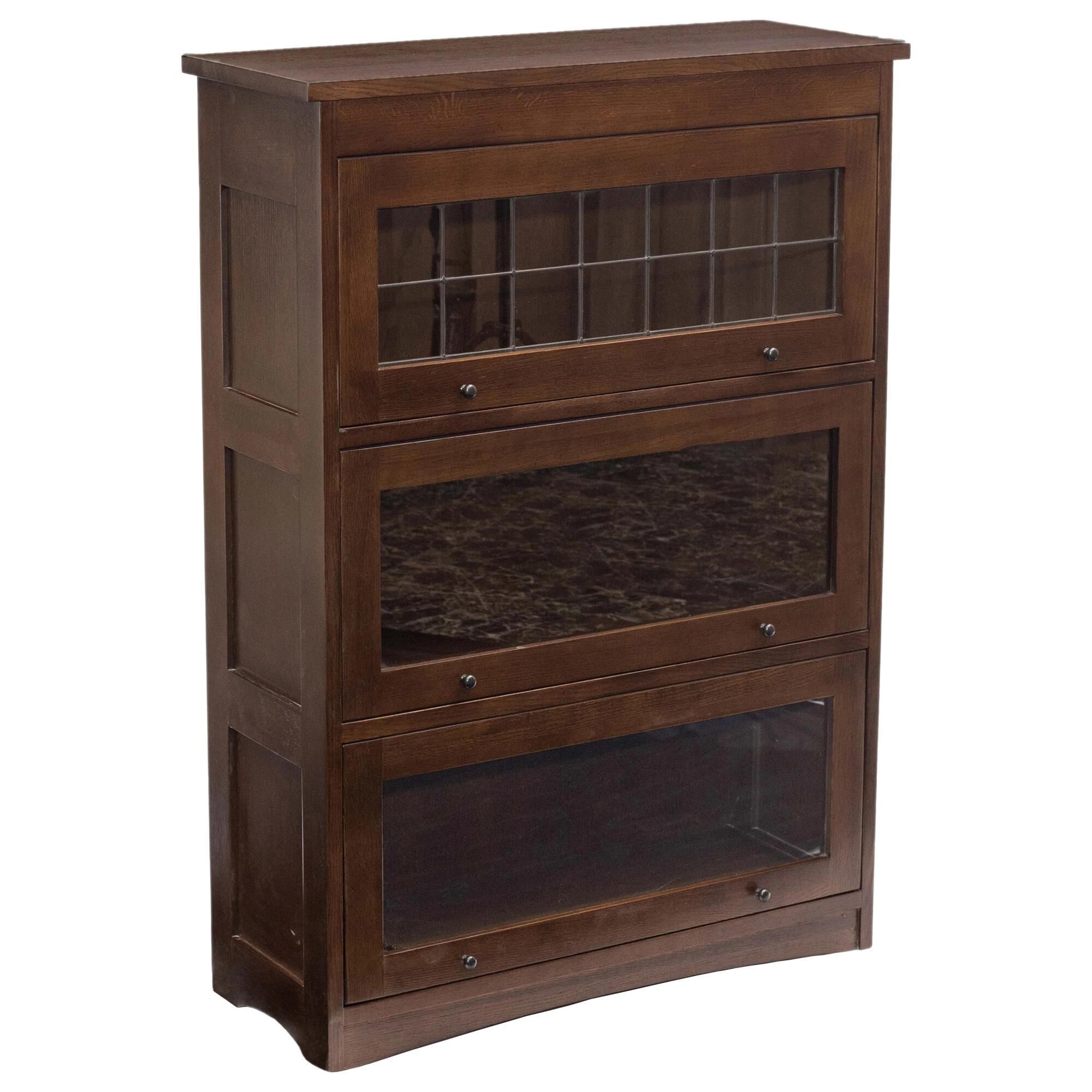 Walnut barrister bookcase cheap