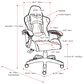 CorLiving Ravagers Gaming Chair in Black/White, , large