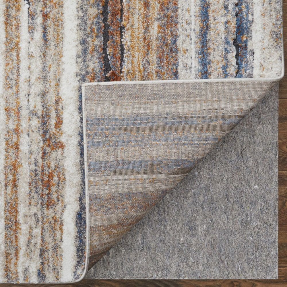 Feizy Rugs Gilmore 39MQF Ivory and Multicolor 5&#39;3&quot; x 8&#39; Area Rug, , large