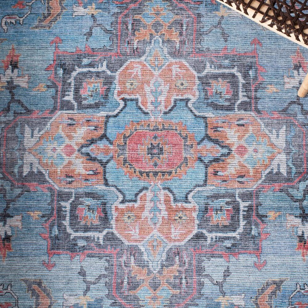 Safavieh Serapi Traditional 9&#39; x 12&#39; Blue and Ivory Area Rug, , large