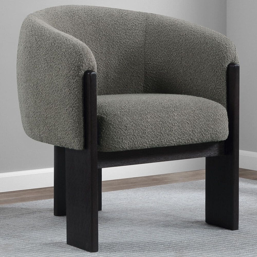 Coaster Valdez Barrel Back Accent Chair in Mushroom, , large