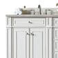 James Martin Vanities Bristol 72" Double Bathroom Vanity in Bright White with 3 cm Eternal Jasmine Pearl Silestone Top, Rectangular Sinks and FreePower Wireless Charger, , large