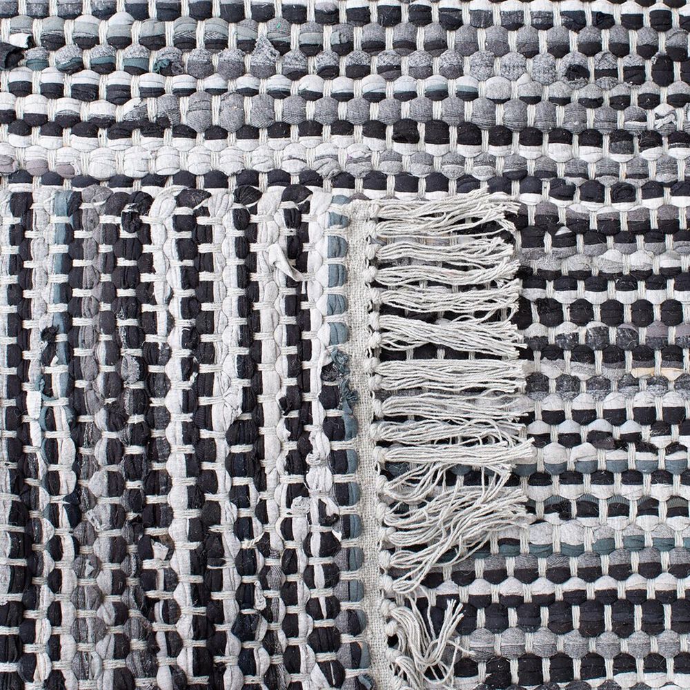 Safavieh Montauk MTK251 6&#39; x 9&#39; Grey and Black Area Rug, , large