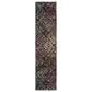 Safavieh Aria 2" x 8" Brown and Multicolor Runner, , large