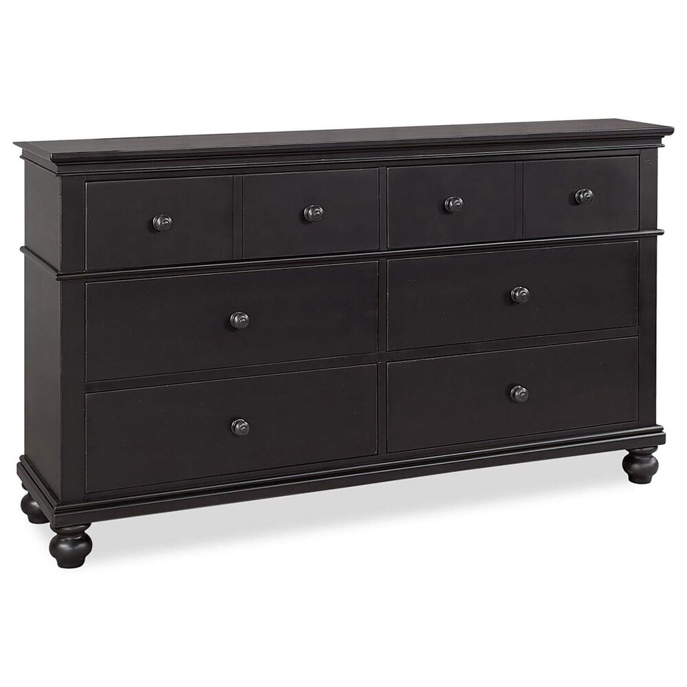Riva Ridge Oxford 4-Piece King Storage Bedroom Set in Rubbed Black, , large