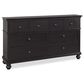 Riva Ridge Oxford 4-Piece King Storage Bedroom Set in Rubbed Black, , large