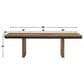 Steve Silver Roatan Dining Table in Natural with Self Storing 16" Table Leaf, , large