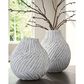 Ashley Shelvie 11.75" Vase in Distressed White, , large