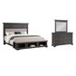 Davis International Prescott 3 Piece King Storage Bedroom Set in Gray Oak, , large