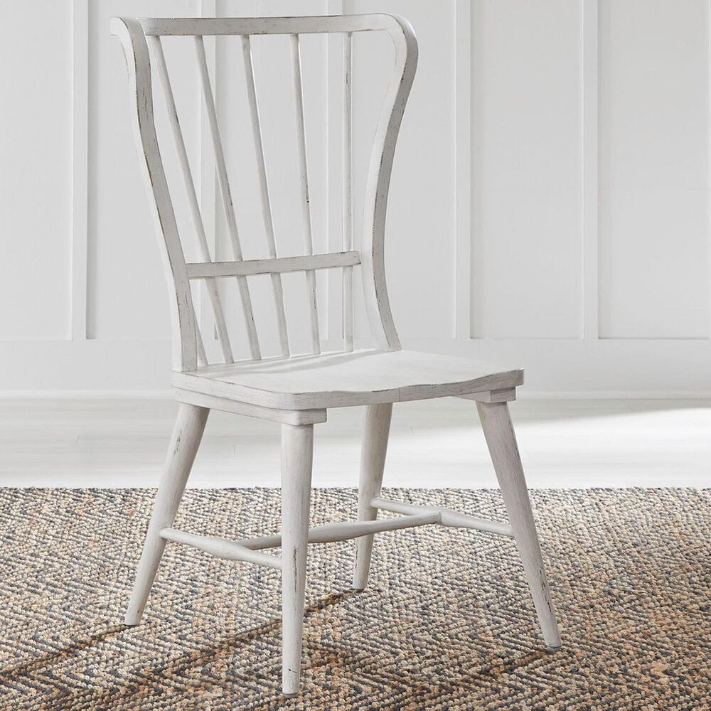 Liberty Furniture River Place Side Chair in Riverstone White, , large