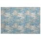 Dalyn Rug Company Soft Essentials Chevron Teal 1"8" x 2"6" Area Rug, , large