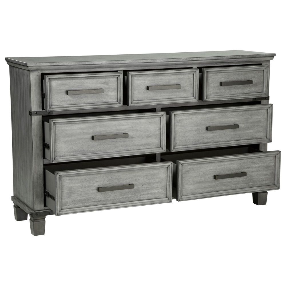 Ashley Russelyn 4-Piece Cal King Storage Bed Set in Gray, , large