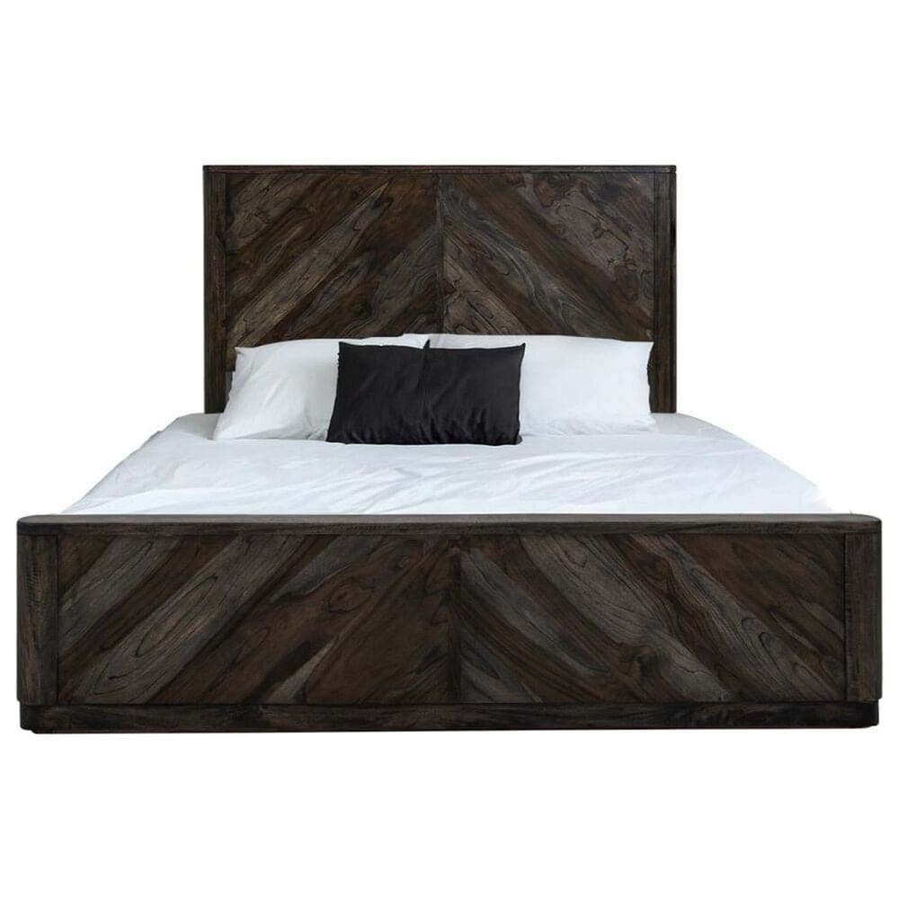 Fallridge Balam 5-Piece Queen Platform Bedroom Set in Black, , large