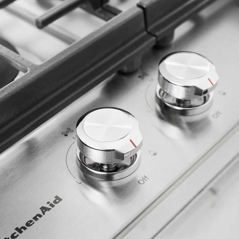 KitchenAid 2-Piece Kitchen Package with Juniper 30" Smart Combination Wall Oven and Stainless Steel 30" Gas Cooktop, , large