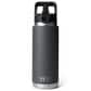 YETI Rambler 26 Oz Bottle with Straw Cap in Black Stone, , large