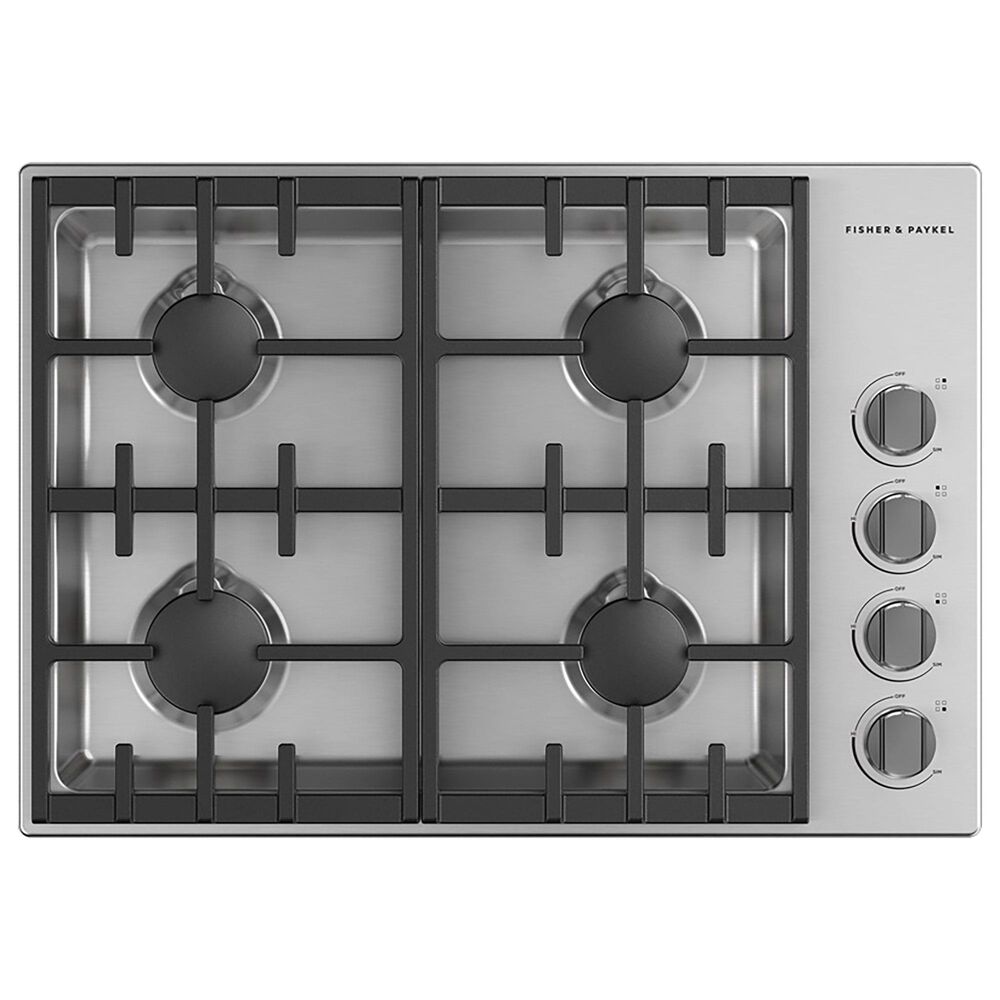 Fisher & Paykel 30" Series 9 Professional Liquid Propane Cooktop in Stainless Steel, , large