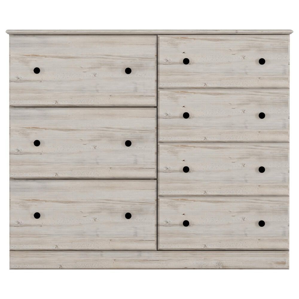 Lemoore Essentials 7 Drawer Dresser Only in Frosted Pine, , large