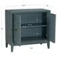 Linon Home Decor Jaylan 2-Door Cabinet in Blue, , large