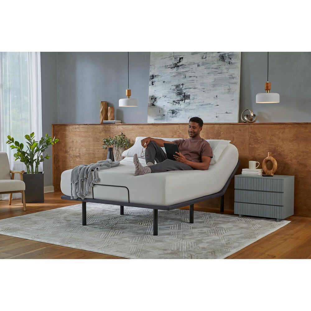 SERTA Split California King Silver Baselogic Adjustable Base, , large
