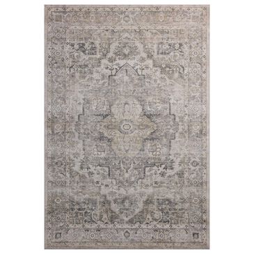 Amber Lewis x Loloi Josie 6" Round Silver and Natural Area Rug, , large