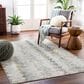 Surya Dresden Off-White, Taupe, Dusty Sage, Ink Blue, Light Gray and Deep Teal 10" x 13"11" Area Rug, , large