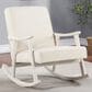 OSP Home Gainborough Rocker with Antique White Frame in Linen, , large