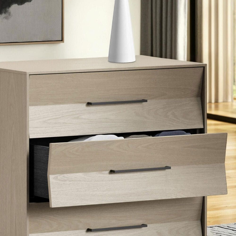 BDI Kava 5-Drawer Chest in Washed Oak, , large
