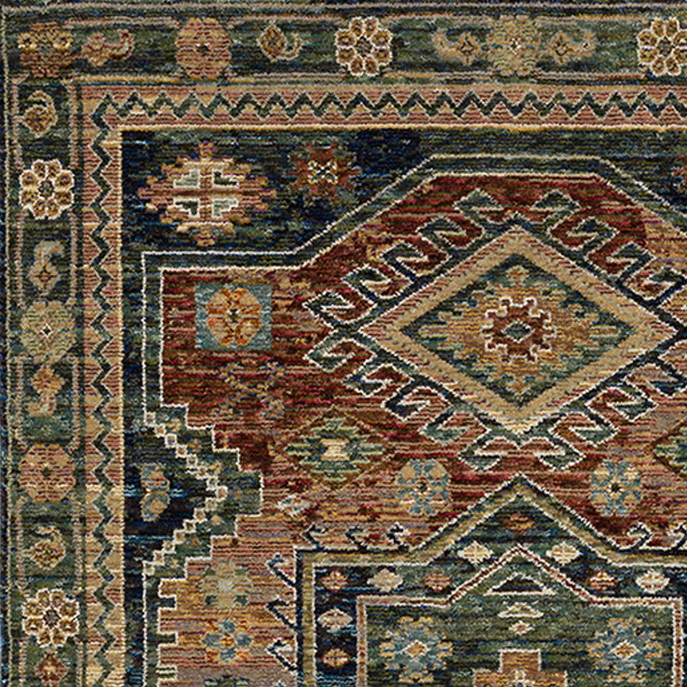 Oriental Weavers Andorra 2&#39;3&quot; x 8&#39; Blue and Multicolor Runner, , large