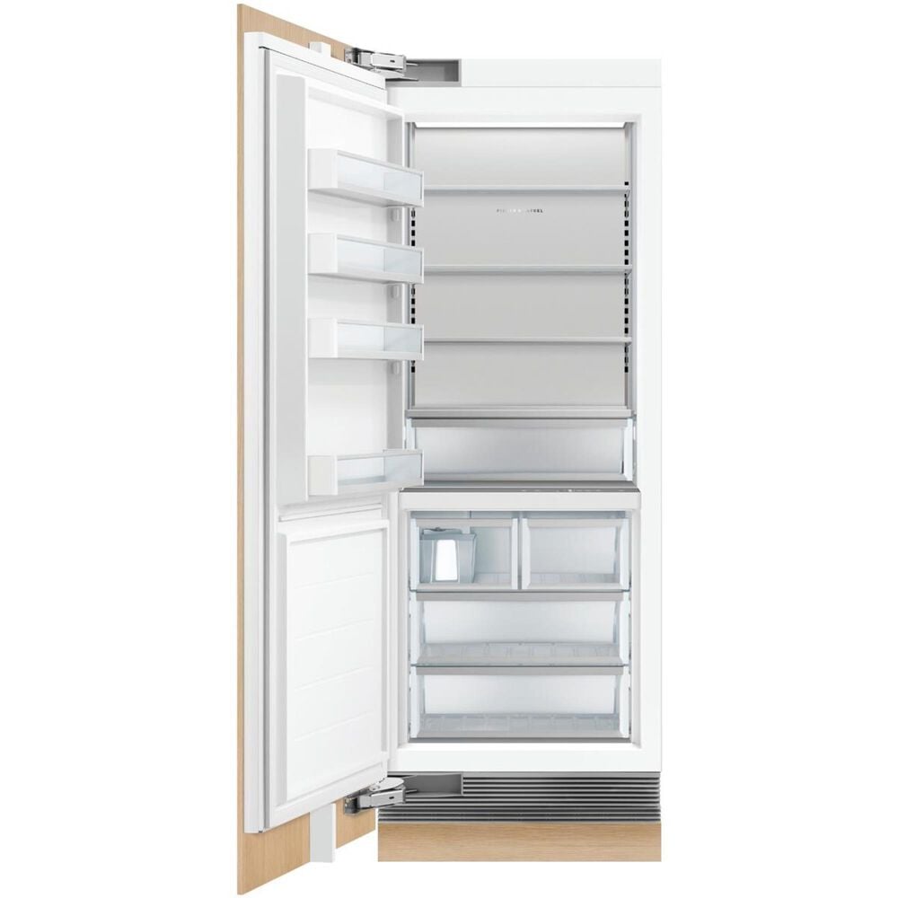 Fisher and Paykel 30" Integrated Column Freezer with Icemaker on Left Hinge, , large