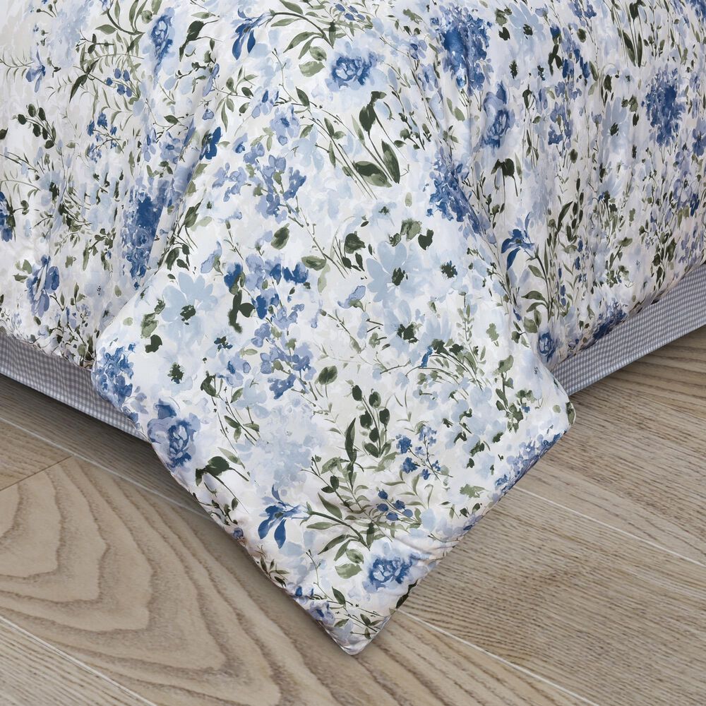 J. Queen New York Kourtney 4-Piece Full Comforter Set in Blue, , large