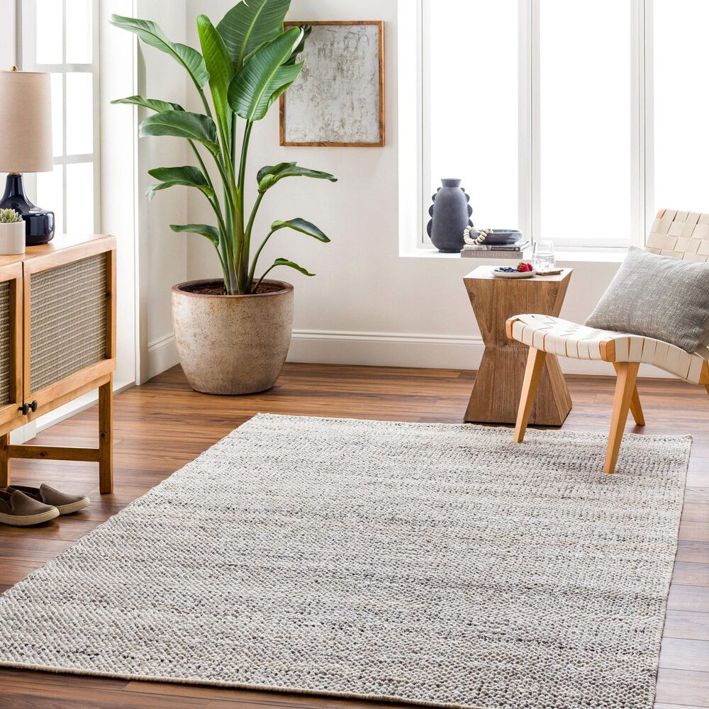 Surya Reika Light Gray, Charcoal, White, Beige and Medium Gray 10&#39; x 14&#39; Indoor/Outdoor Area Rug, , large