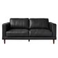 Mayberry Hill Hampton Leather Loveseat in Fiero Charcoal, , large