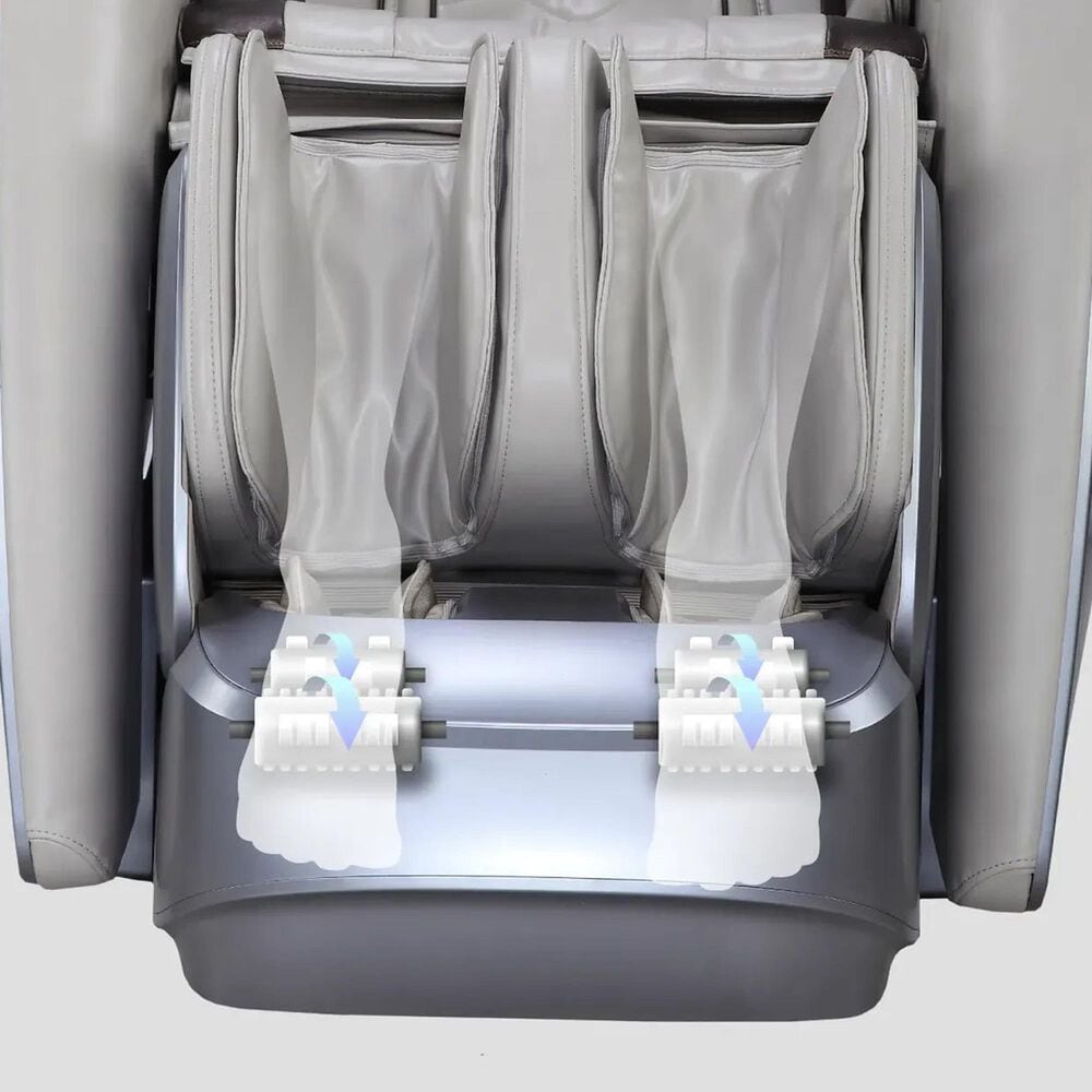 Osaki OS-Pro 4D DuoMax SE Zero Gravity Massage Chair in Stormy Grey, , large
