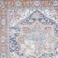 Safavieh Aria 6"7" Round Navy and Rust Area Rug, , large