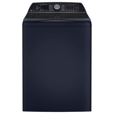 GE Profile 5.3 Cu. Ft. Top Load Washer with Agitator and Smarter Wash Technology in Sapphire Blue, , large