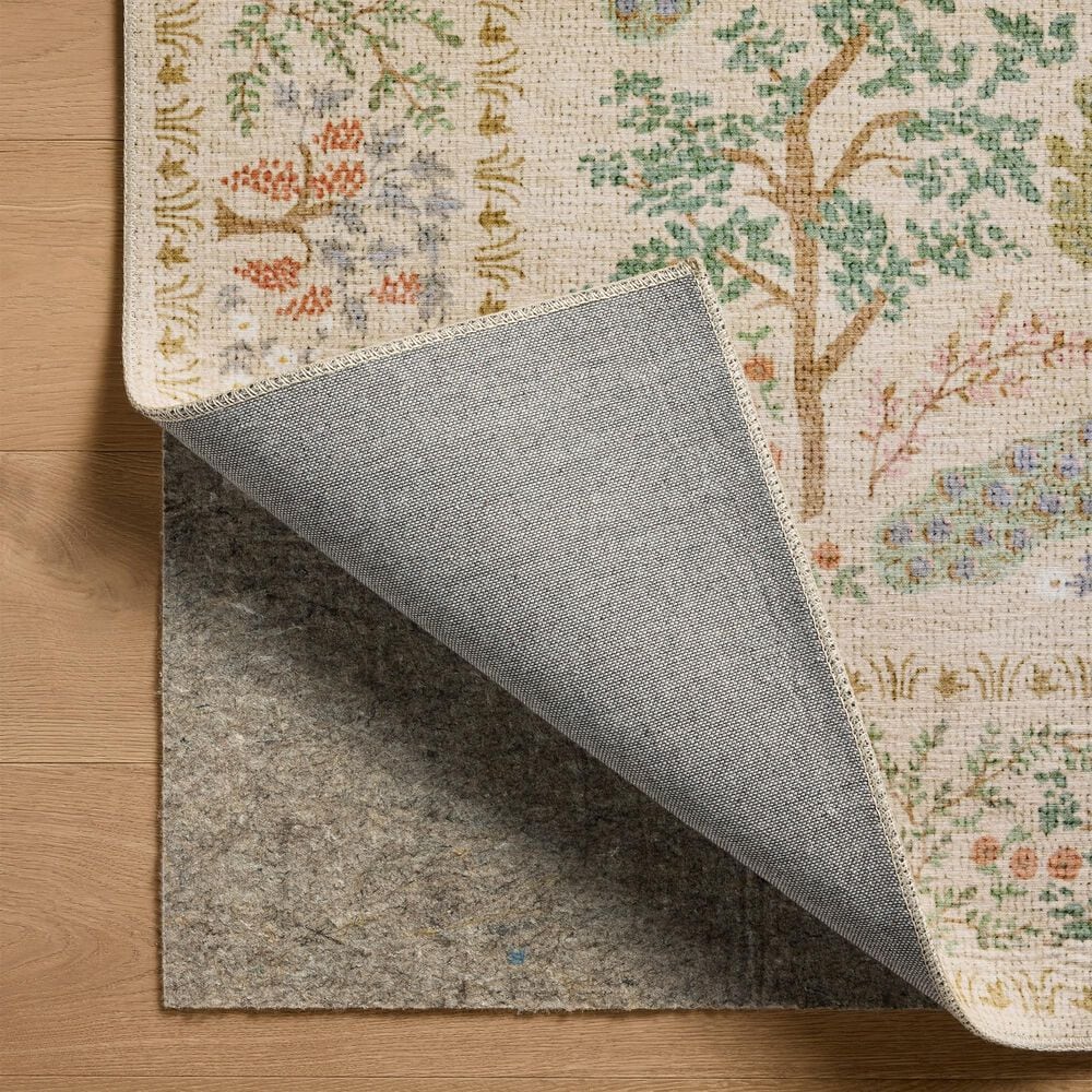 Loloi Canopy Peacock Forest Cream 2&#39;3&quot; x 5&#39; Runner, , large