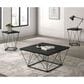 Furniture of America Anitta 3-Piece Table Set in Black, , large